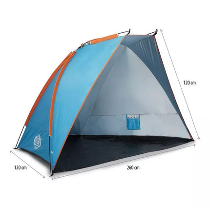 NILS CAMP NC8030 XXL mėlyna paplūdimio palapinė