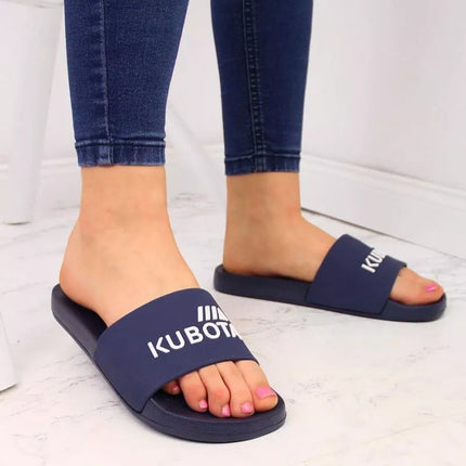 Kubota W KUB1B paprasti baseino flip-flopai, tamsiai mėlynos