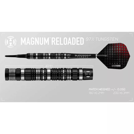 Harrows Magnum Reloaded 97% minkštos strėlytės