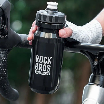 Rockbros 600 ml Bike Bottle - Black