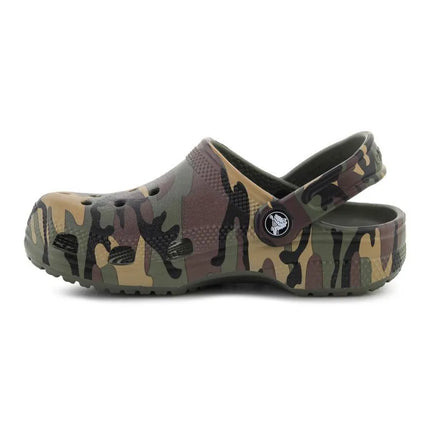 CROCS CLASSIC CAMOUFLAGE CLOG K ARMY GREEN/MULTI 211879-3TC