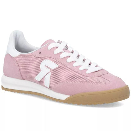 Women's comfortable pink sneakers shoes Rieker W4000-31