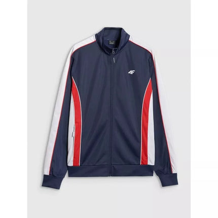 Men's zip-up sweatshirt without hood 4F 4FRAW25TSWSM2459-31S