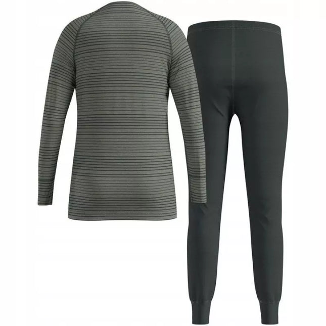 Termo apatiniai - Odlo Ilgas komplektas ACTIVE WARM SET dydis 140 cm Pilkas