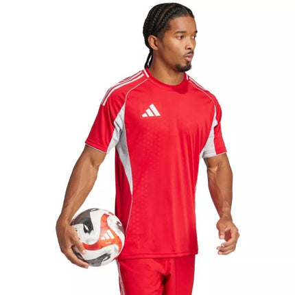 adidas Tiro 25 Varžybų vyriški marškinėliai raudoni JP4734