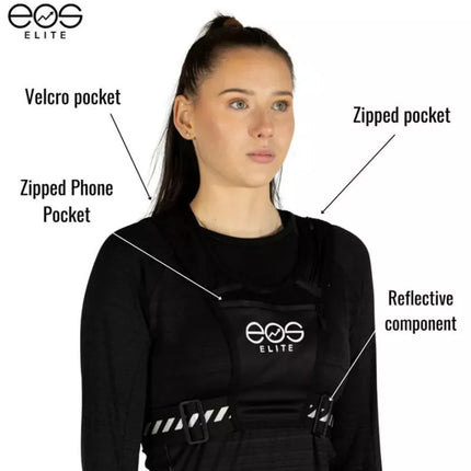 Eos Elite UltraLight EOSBLACK bėgimo liemenė