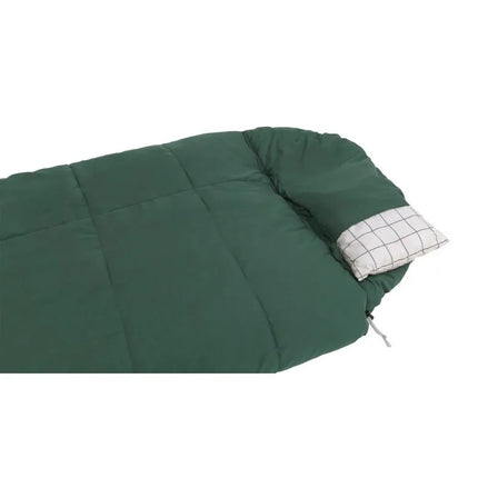 Outwell Camper Prime Synthetic Sleeping Bag 200cm Green (Zipper: Left)