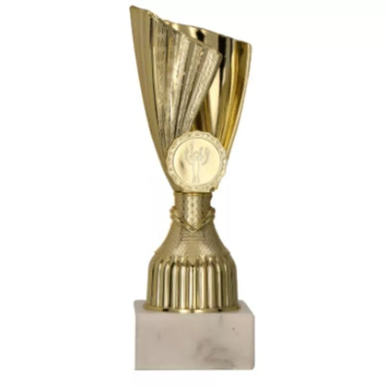ZORA gold plastic cup