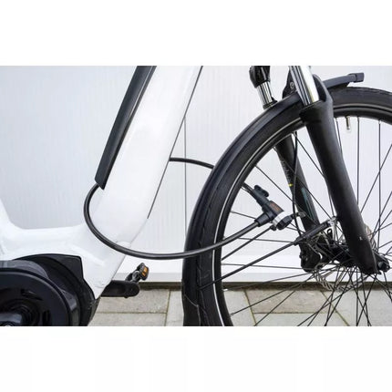 BICYCLE LOCK WITH CABLE LOCK 10x900MM WITH HANDLE BLACK+DECKER