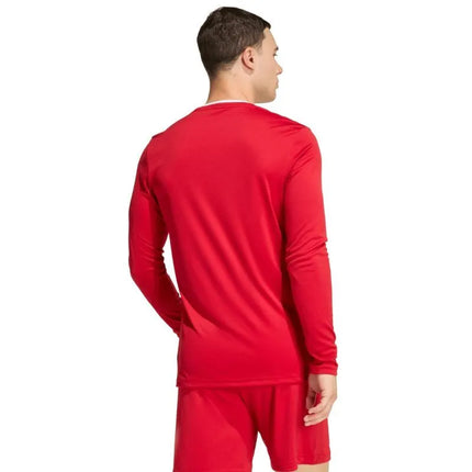 adidas Entrada 26 Long Sleeve Jersey Men's T-Shirt Red KF5847