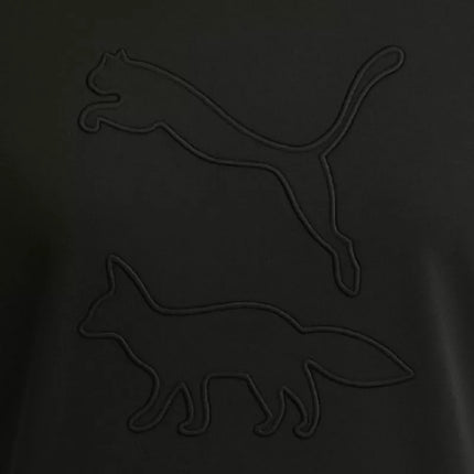 MAISON KITSUNE X PUMA Marškinėliai Puma Black - 532327-01