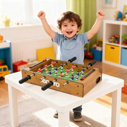 Stalo futbolo žaidimas 46x27x9CM medinis ENERO