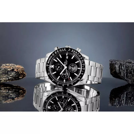 Vyriškas laikrodis Giewont Chronograph Safyrinis Sidabrinis Juodas GW8720-B2