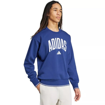 Vyriškas adidas Varsity stiliaus džemperis Mėlynas JM1734
