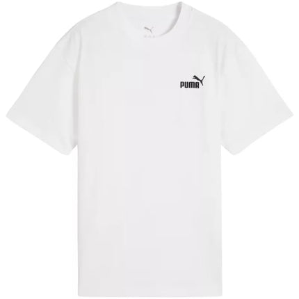 Puma ESS Small No. 1 Logo Relaxed Tee for Kids White 684920 02