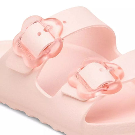 Birkenstock vaikiškos basutės ARIZONA FLOWER EVA KIDS 1031271 LIGHT ROSE (siauras prigludimas)