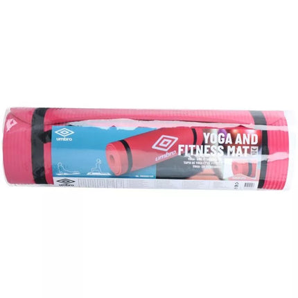 Treniruočių kilimėlis NBR neslystantis 190x58x1cm rožinis UMBRO