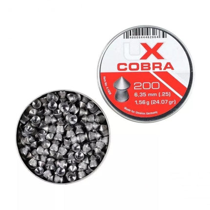 6.35 Umarex Cobra Pointed Ribbed pellets 200 pcs.