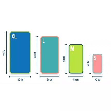 Rankšluostis Meteor XL 110 x 175 cm 31577 juodas