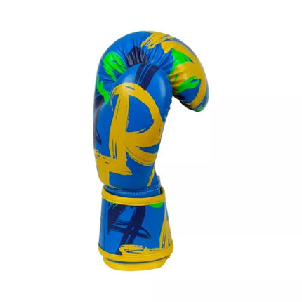 Bokso pirštinės 10 oz MĖLYNA MASTERS RPU-VIBEZ