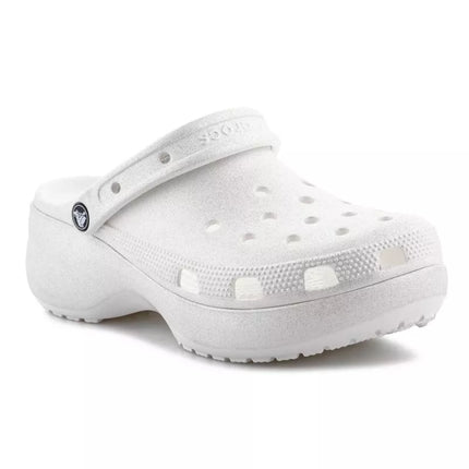 Crocs Classic Platform Glitter Clog W 207241-0WV Chalk
