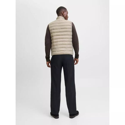 Jack&Jones vyriška liemenė JJEBRADLEY LIGHT BODYWARMER COLLAR NOO 12280973 SMĖLIO SPALVOS