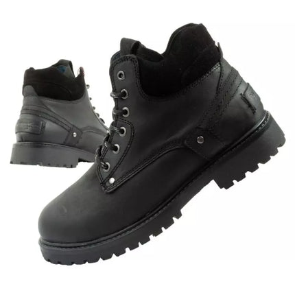 Wrangler Yuma men's boots, Chelsea boots, elegant leather, black