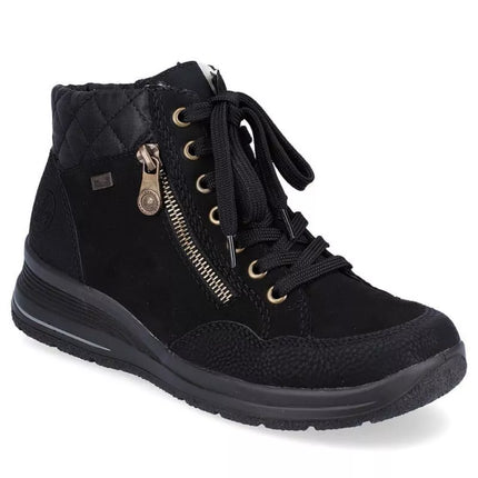 Rieker W RKR567 Waterproof Insulated Leather Ankle Boots