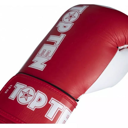 TOP TEN STAR-XLP Boxing Gloves 10 oz Red