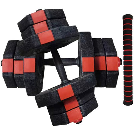 ENERO FIT ADJUSTABLE TRAINING DUMBBELLS 2x10KG WITH BARBELL FUNCTION