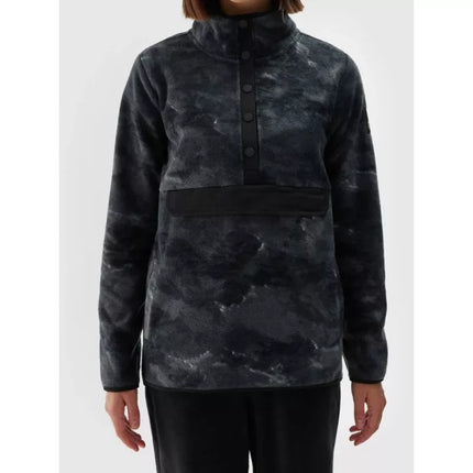 Moterims oversize fliso striukė su stovinčia apykakle 4F 4FWAW24TFLEF298-90A