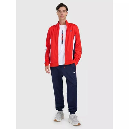 Men's zip-up sweatshirt without hood 4F 4FRAW25TSWSM2459-62S