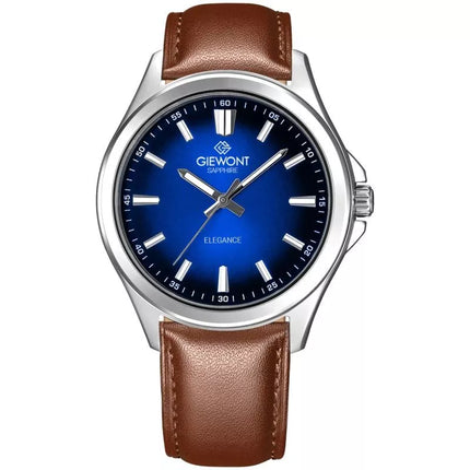 Giewont Elegance Sapphire Brown Blue Men's Watch GW5160-A4