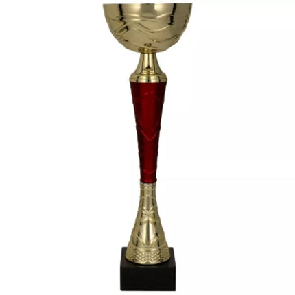 TUMA RD gold-burgundy metal cup