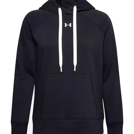 Under Armour Moteriškas Rival Fliso džemperis su gobtuvu ir trumpu užtrauktuku 1356317 001