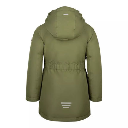 Trollkids Girls Alesund Coat Children's Winter Hooded Jacket Waterproof Down Green (301-323)