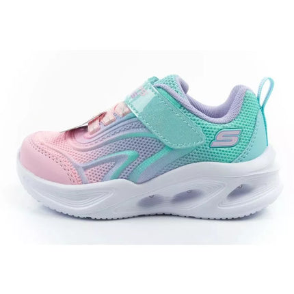 Skechers Color Breeze LED Children's Sports Shoes for Girls Turquoise