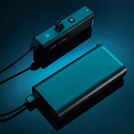 Rockbros RHL1500 Priekinis dviračio žibintas 5000mAh 1500lm IPX6 - Juodas