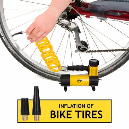 DUNLOP KELIONINIS KOMPRESORIAUS SIURBLYS 12V DC 100psi