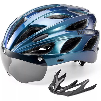 Rockbros TT-16-CP dviračio šalmas mėlynas (58-61 cm)