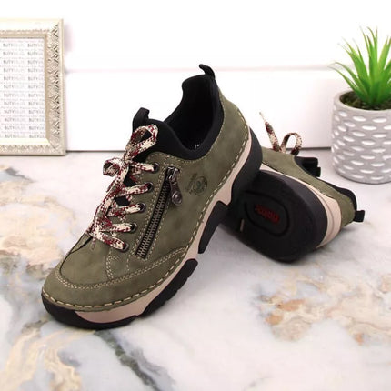 Patogūs Rieker W RKR610 žali batai