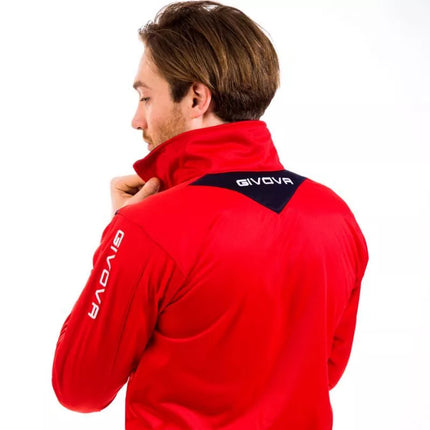 Givova Tuta Visa TR018 1210 sportinis kostiumas Raudona/Juoda