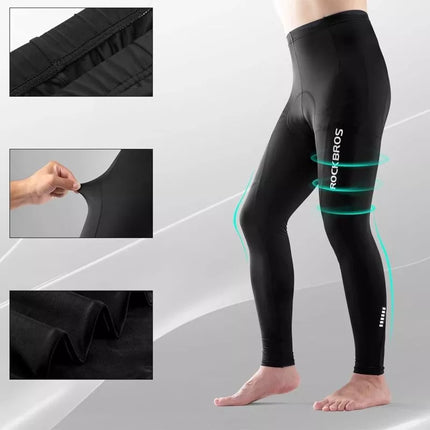 Rockbros RK2004M Breathable Cycling Pants with M Pad - Black
