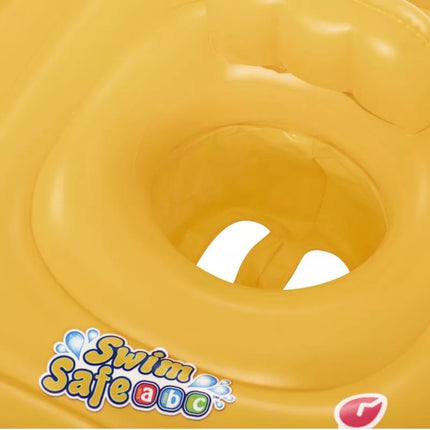 Bestway 32050 Swim Safe Wondersplash Square 3-Ring Baby Boat 92800497000