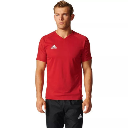 adidas Tiro 17 M BP8557 futbolo marškinėliai