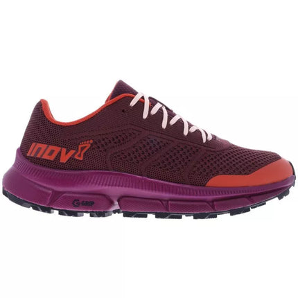 Moteriški Inov-8 TrailFly Ultra G 280 bordo-vyšnia bėgimo bateliai