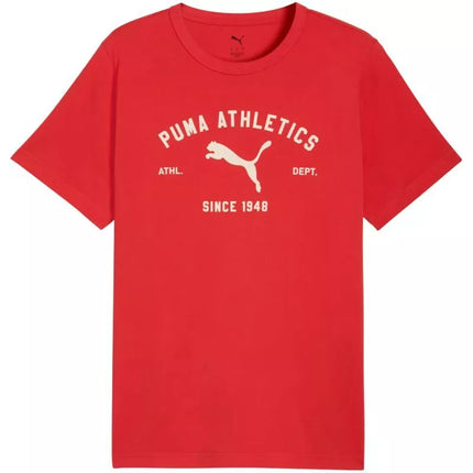 Puma Class Graphic Tee vyriški marškinėliai raudoni 692226 11