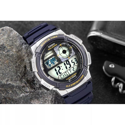 Vyriškas laikrodis CASIO AE-1000W-2AVDF + DĖŽUTĖ