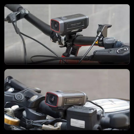 AKEEYO 710 Lite Veiksmo kamera ant vairo dviračiams ir motociklams - Juoda