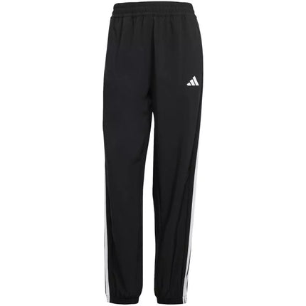 adidas Train Essentials 3-Stripes Woven Women's Pants Black JI8313